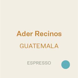 Ader Recinos Espresso coffee beans