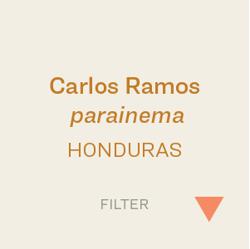 Carlos Ramos Parainema coffee beans.