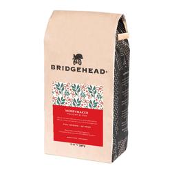 Merrymaker Holiday Blend coffee beans.