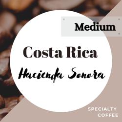Costa Rica Medium Roast coffee beans.