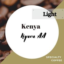 Kenya Nguvu AA coffee beans.