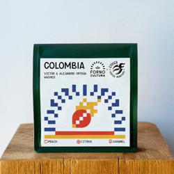 Colombia Ortega Washed Forno Cultura Edition coffee beans.