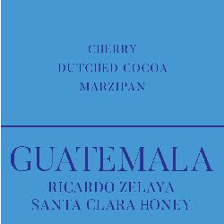 Guatemala Ricardo Zelaya Honey Process coffee beans.