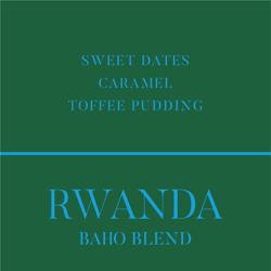 Rwanda Baho Blend coffee beans.