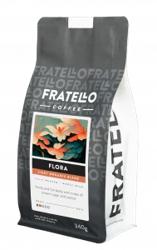 Flora Blend coffee beans.