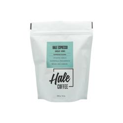 Hale Espresso Blend coffee beans.