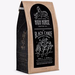 The Black Canoe coffee beans.