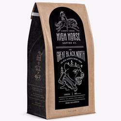 The Great Black North coffee beans.