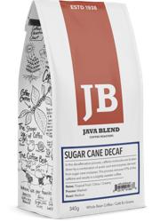 Sugar Cane Decaf coffee beans.