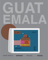 GUATEMALA AAPICAFI (ESPRESSO) coffee beans.