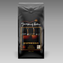 Espresso coffee beans.