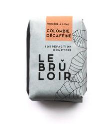 COLOMBIE coffee beans.