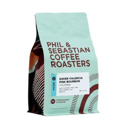 Colombia, Didier Valencia Pink Bourbon coffee beans.