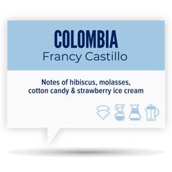 COLOMBIA • FRANCY CASTILLO coffee beans.