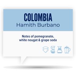 COLOMBIA • HAMITH BURBANO coffee beans.