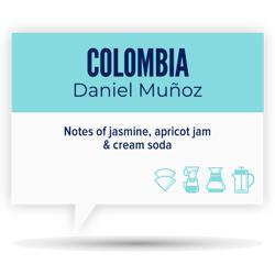 COLOMBIA • JOSE DANIEL MUÑOZ coffee beans.