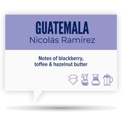 GUATEMALA • NICOLÁS RAMIREZ coffee beans.