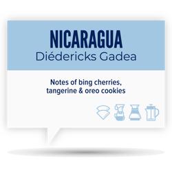 NICARAGUA • DIÉDERICKS GADEA coffee beans.