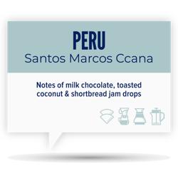 PERU • SANTOS MARCOS CCANA coffee beans.