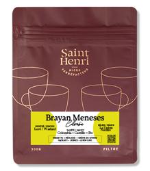 Brayan Meneses coffee beans.