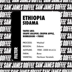 ETHIOPIA: SIDAMA coffee beans.