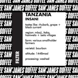 TANZANIA: INSANI coffee beans.