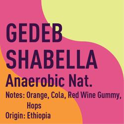 Ethiopia Gedeb Shabella Anaerobic Natural coffee beans
