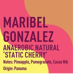 Panama Maribel Gonzalez CCD Anaerobic Nat. Static Cherry coffee beans.