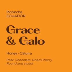 Grace and Galo Morales coffee beans.