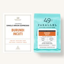 Burundi Incuti Espresso coffee beans.