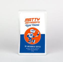 Matty Matheson's Rink Drink coffee beans.