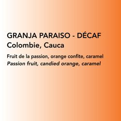 Paraiso - Decaf coffee beans.