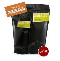 Decaf - Centre St. Organic coffee beans.