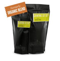 Centre St. Organic - Medium Dark coffee beans.