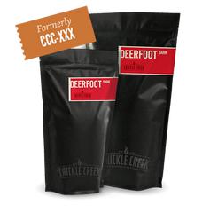 Deerfoot - Dark coffee beans.