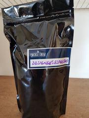 Designer's Espresso - Medium coffee beans.