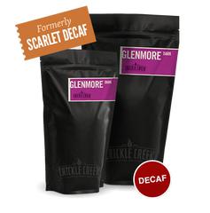 Decaf - Glenmore coffee beans.