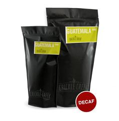 Decaf - Guatemala coffee beans.