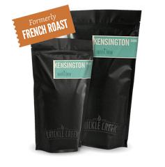 Kensington - Dark coffee beans.