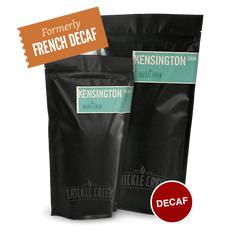 Decaf - Kensington coffee beans.