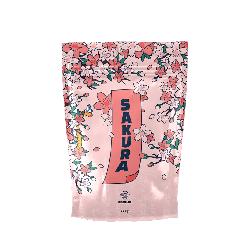 Sakura coffee beans.