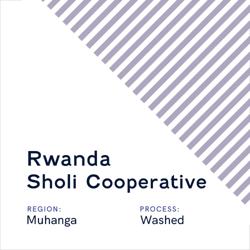 Rwanda Sholi Cooperative coffee beans.