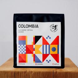 Colombia Alejandro Ortega coffee beans.