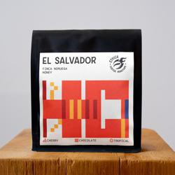 El Salvador Finca Noruega coffee beans.