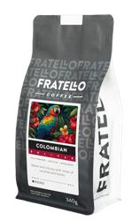 Colombia coffee beans.