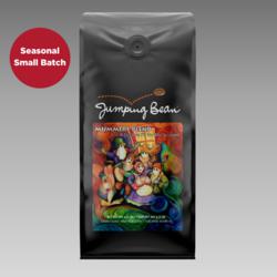 Mummers Blend coffee beans.