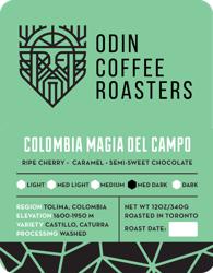 OCR Colombia Magia del Campo coffee beans.