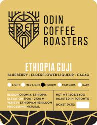 OCR Ethiopia Guji Natural coffee beans
