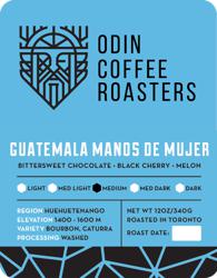 OCR Guatemala Manos de Mujer coffee beans.