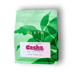 Gesha Spirits coffee beans.